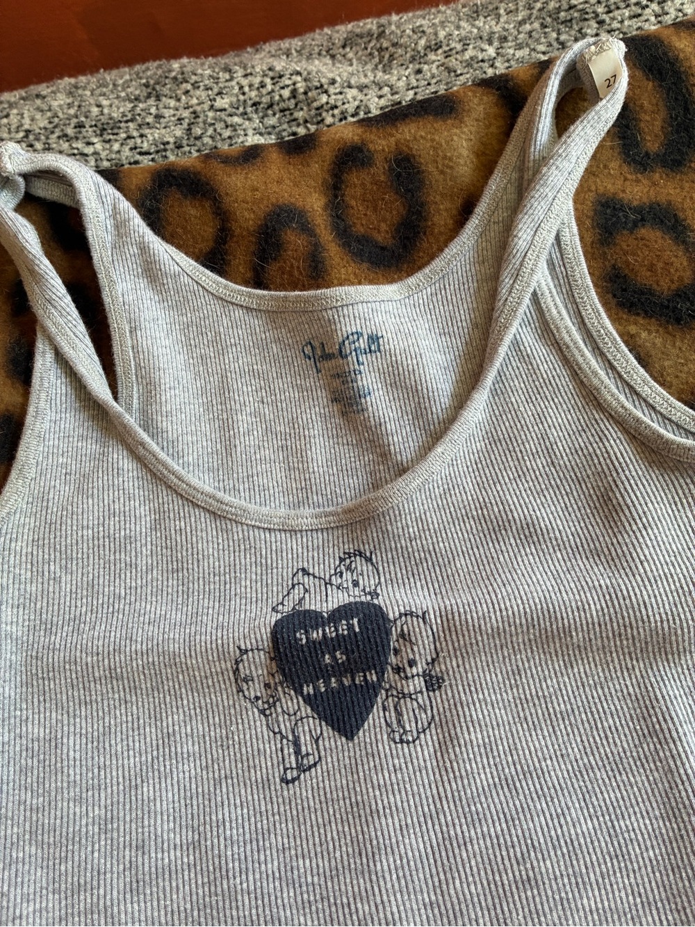 John galt sweet as heaven tank, fits a s/m
